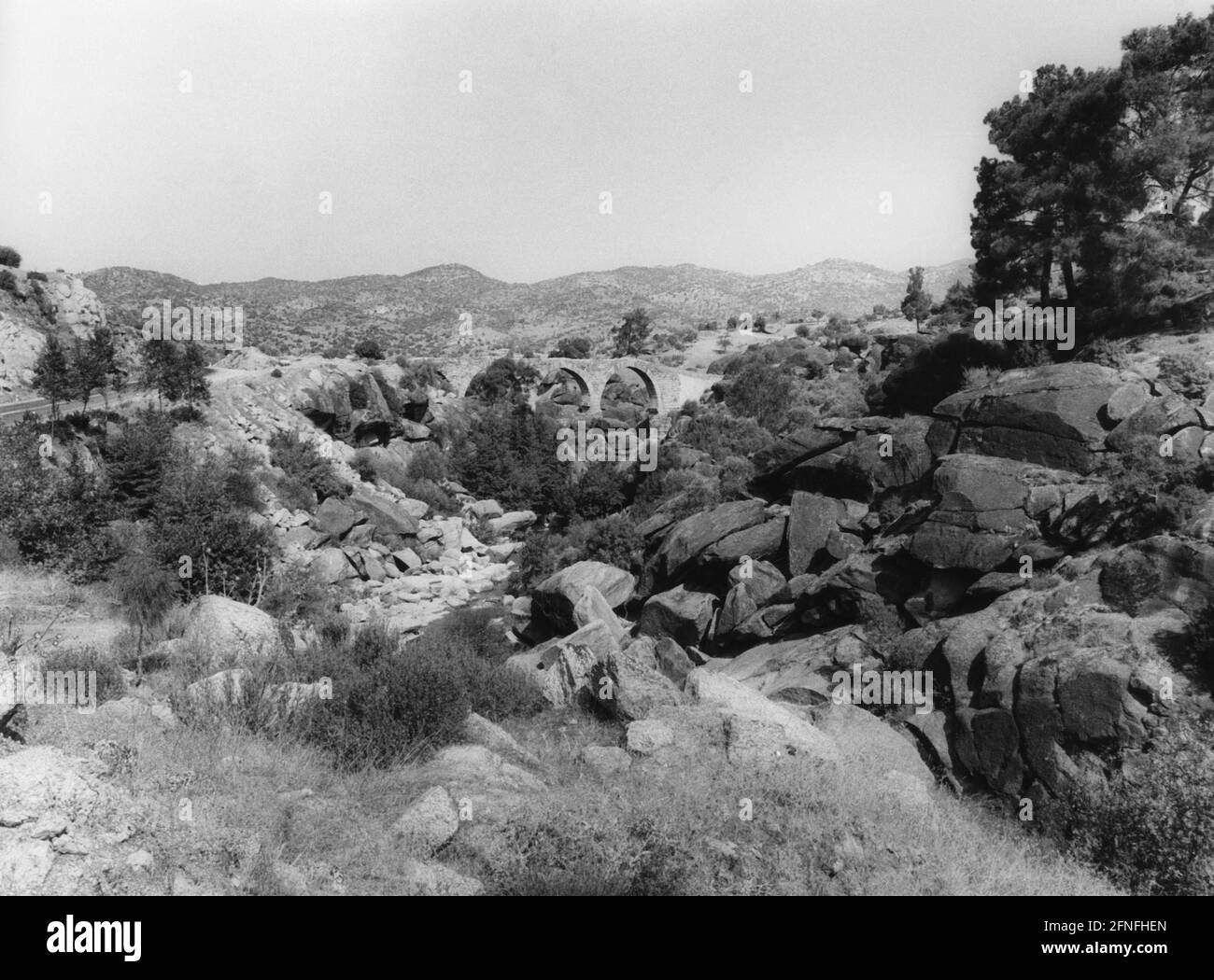 Paesaggio nelle alture dell'Anatolia. [traduzione automatizzata] Foto Stock