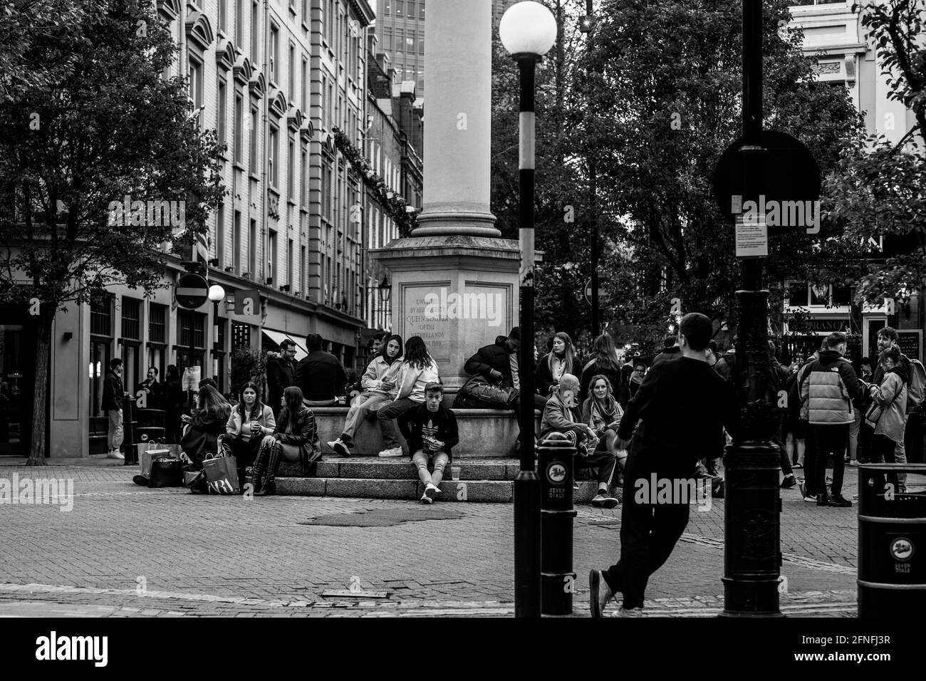 Londra intorno a Covent Garden il West End Foto Stock