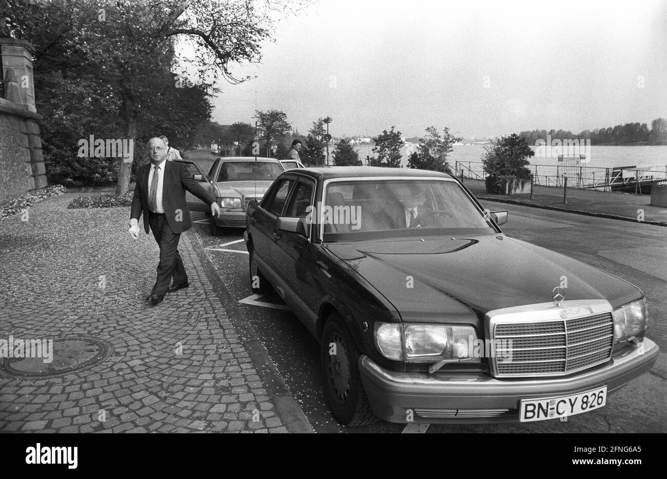 Germania, Bonn, 27.04.1989. Archivio n.: 04-10-03 Bundestag dibattito: Proposta di risoluzione sulla dichiarazione del governo federale sul futuro lavoro governativo Foto: Ministro federale del lavoro Norbert Blüm [traduzione automatizzata] Foto Stock