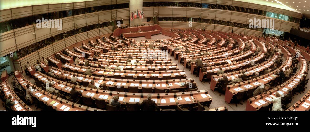 UE-Europa / Politica / 6 /1997 Aula plenaria Parlamento europeo a Bruxelles, Belgio // Unione europea / UE / *** Città *** Europa / Parlamento a Bruxelles [traduzione automatizzata] Foto Stock