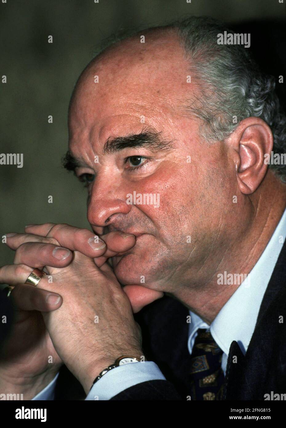 Eberhard Martini , Presidente del Consiglio di Amministrazione di Bayerische Hypotheken- und Wechselbank AG , 22.04.1996 [traduzione automatizzata] Foto Stock