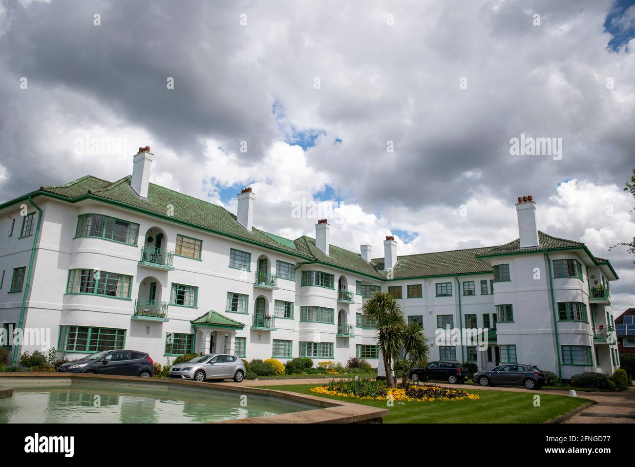 Grado 2 elencato edificio Pinner Court in Pinner Harrow Foto Stock