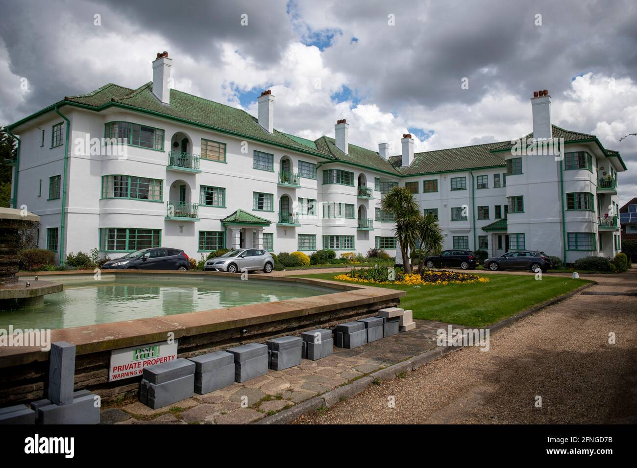 Grado 2 elencato edificio Pinner Court in Pinner Harrow Foto Stock