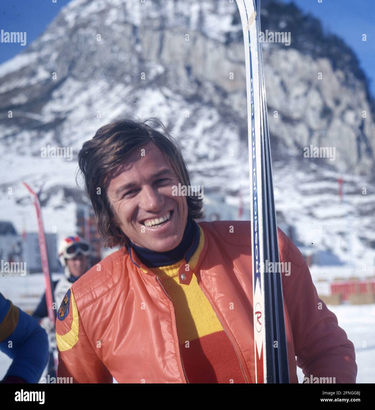 Sci alpino: Max Rieger (BRD) Ritratto. 15.12.1972 (stimato). [traduzione automatizzata] Foto Stock