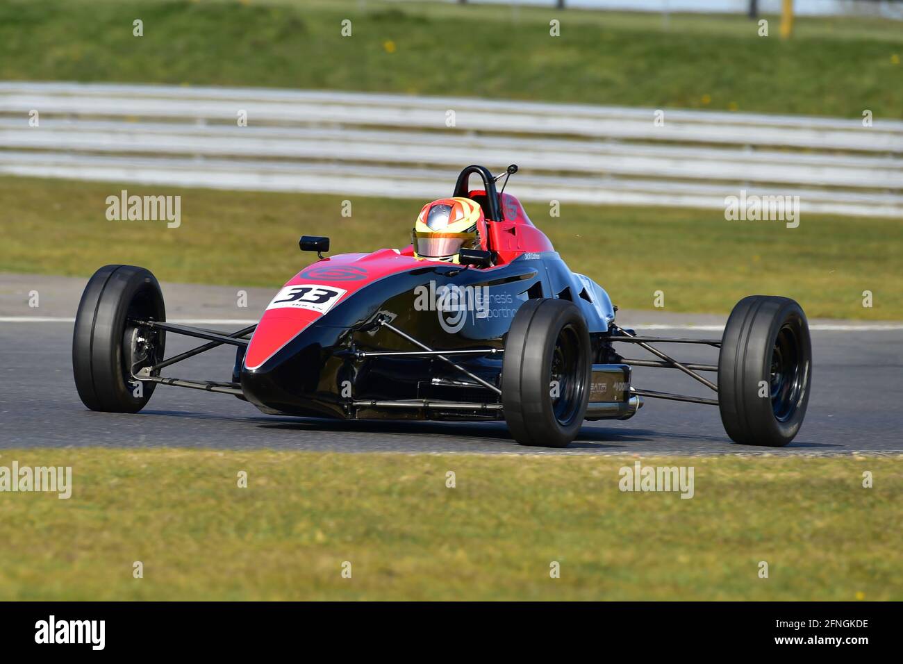 Ben Cochran, Van Diemen LA09, Heritage Formula Ford Championship, Historic Sports Car Club, HSCC, Jim Russell Trophy Meeting, aprile 2021, Snetterton, Foto Stock