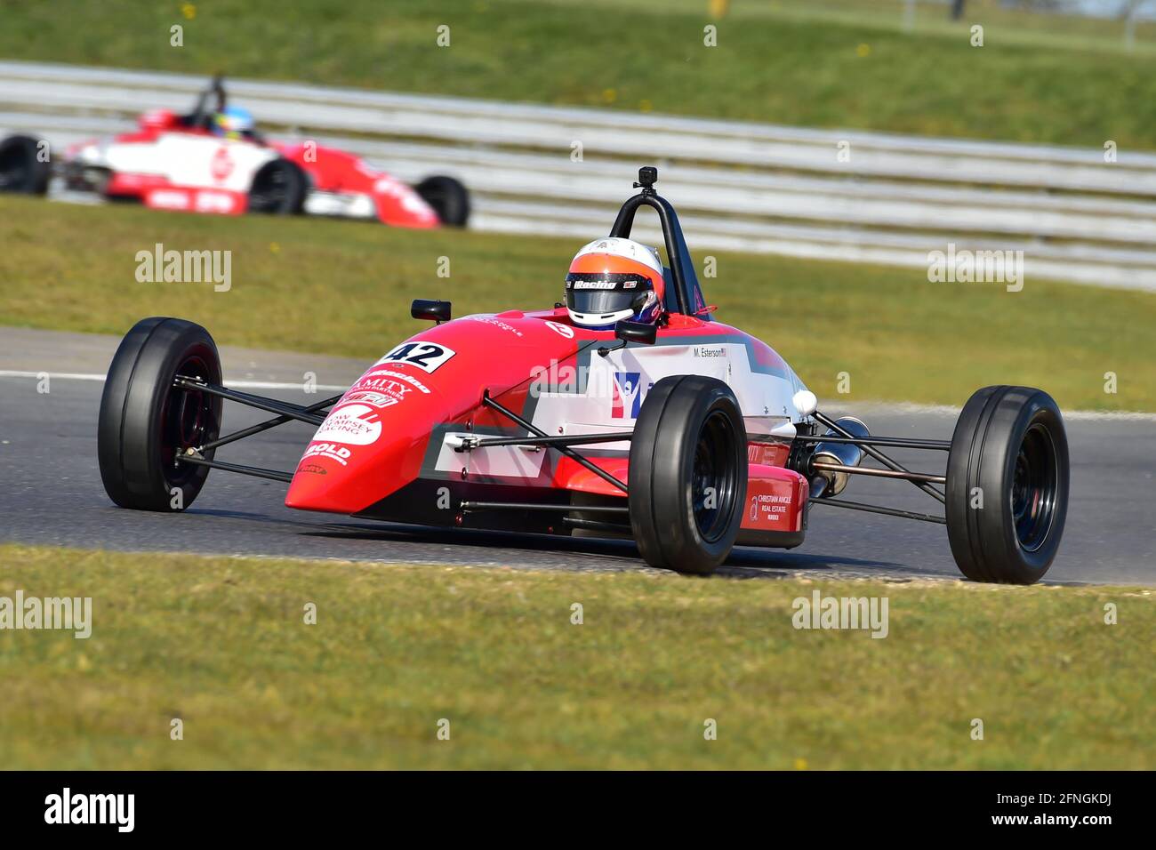 Max Esterson, Ray GR18, Heritage Formula Ford Championship, Historic Sports Car Club, HSCC, Jim Russell Trophy Meeting, aprile 2021, Snetterton, Norfol Foto Stock