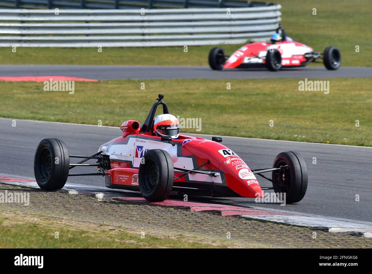 Max Esterson, Ray GR18, Heritage Formula Ford Championship, Historic Sports Car Club, HSCC, Jim Russell Trophy Meeting, aprile 2021, Snetterton, Norfol Foto Stock