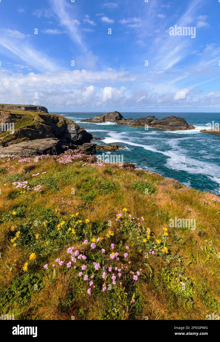 Vista delle Isole Trescore Foto Stock