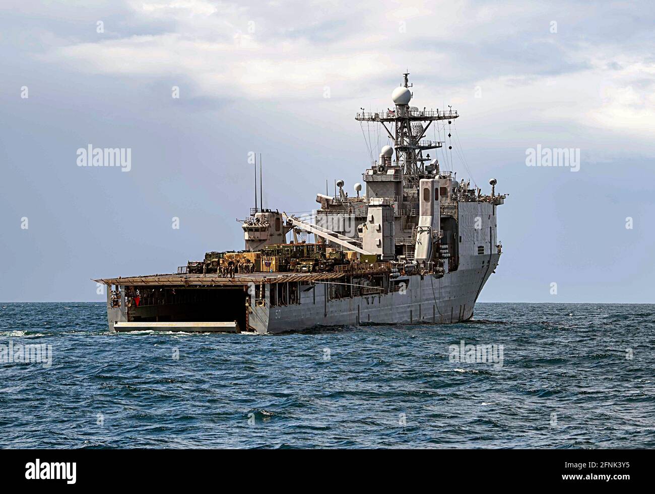 USS CARTER HALL Foto Stock