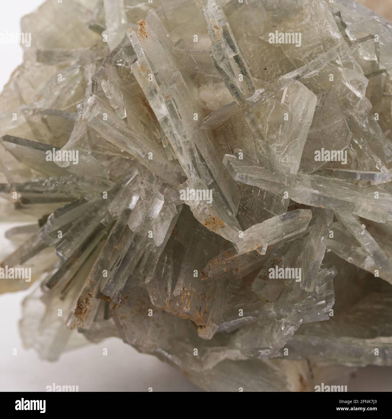 primo piano di un minerale di barite Foto Stock