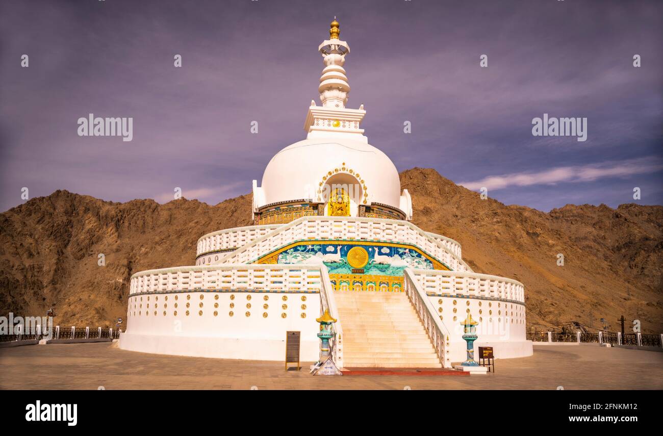 Monastero di Leh, India. Foto Stock