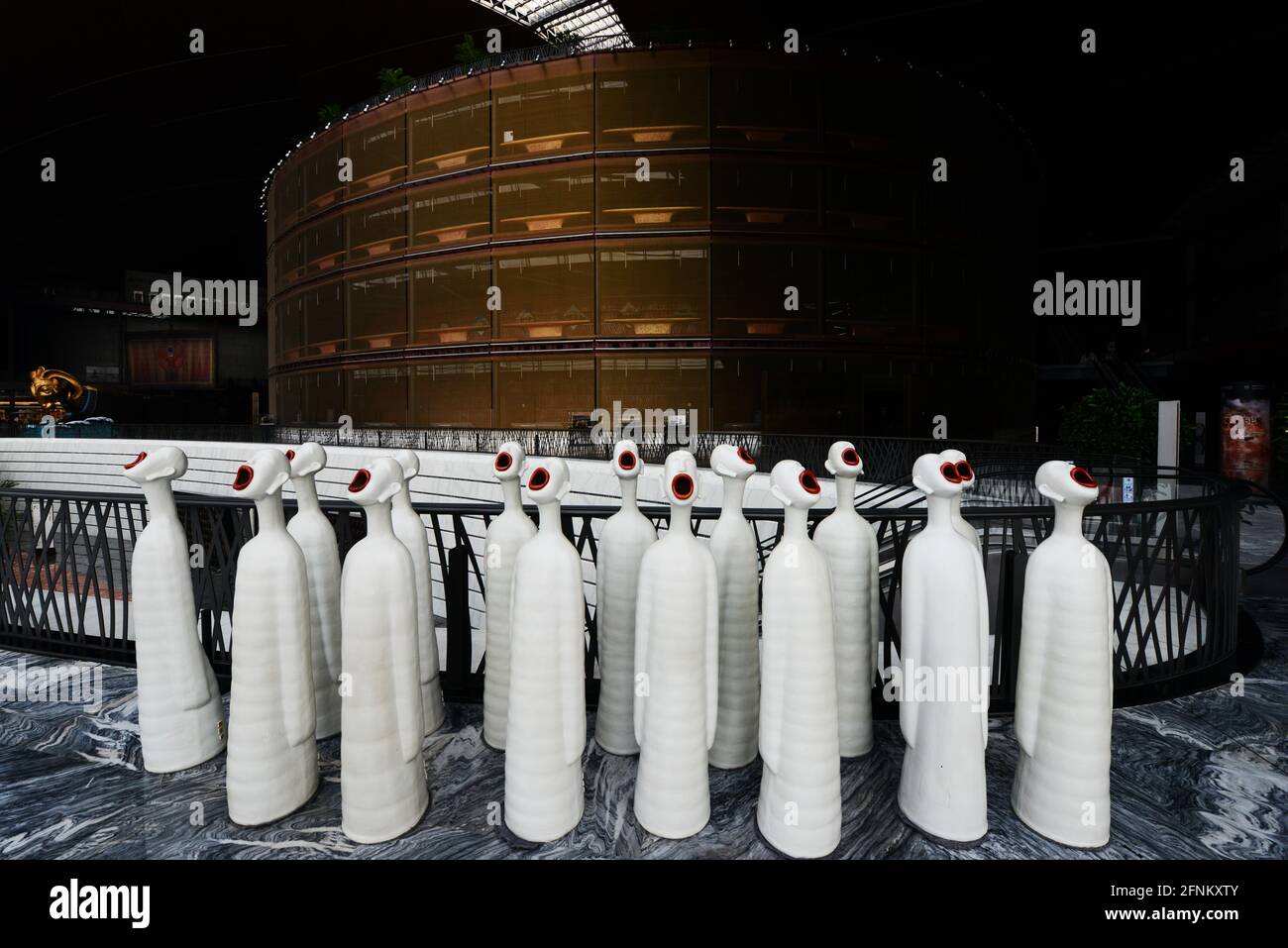 "L'Uovo' - Pechino il Centro Nazionale per le Arti dello spettacolo. Foto Stock