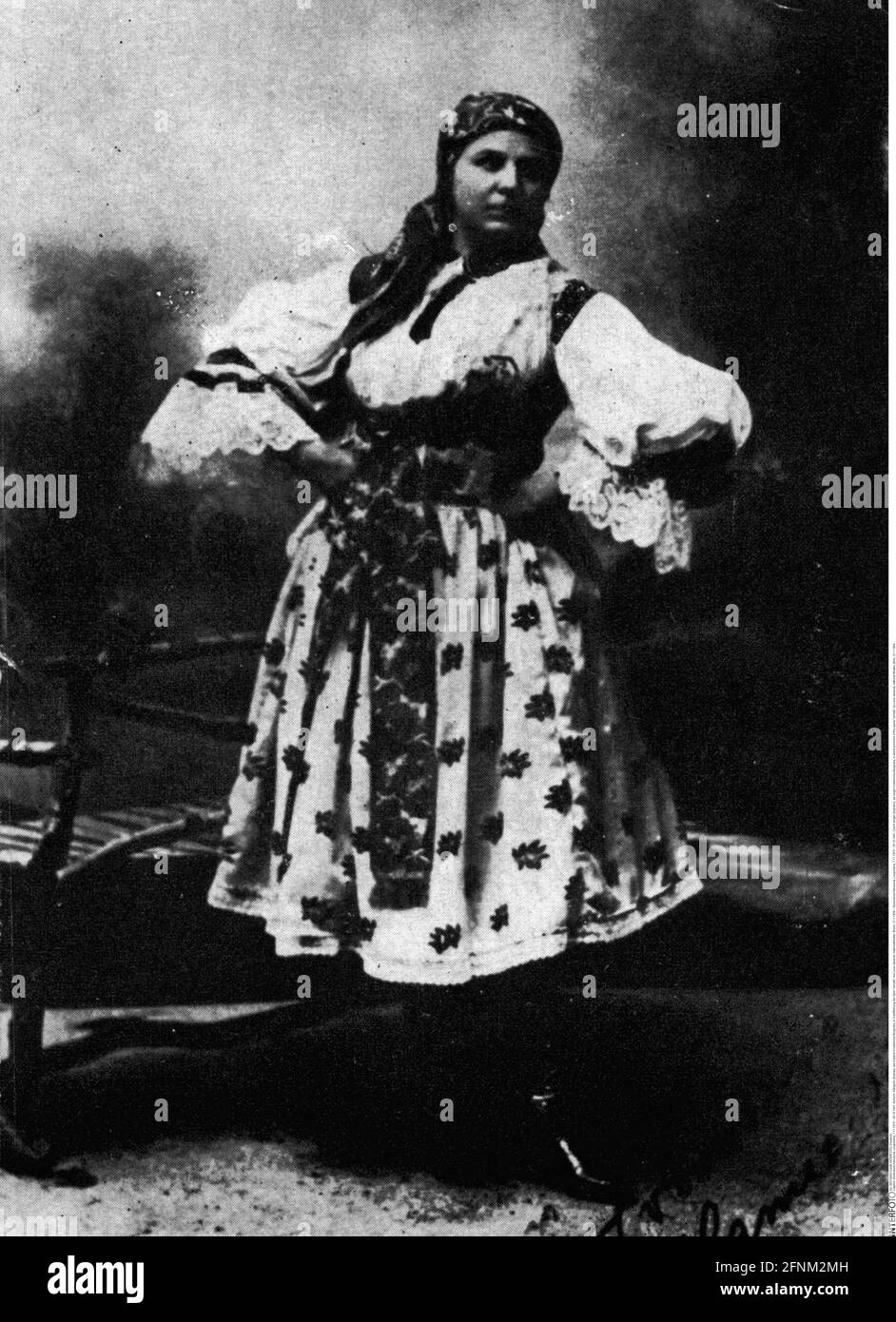 Svobodova-Hanusova, Leopoldina, 7.11.1875 - 26.10.1941, cantante ceco (soprano), ADDITIONAL-RIGHTS-CLEARANCE-INFO-NOT-AVAILABLE Foto Stock