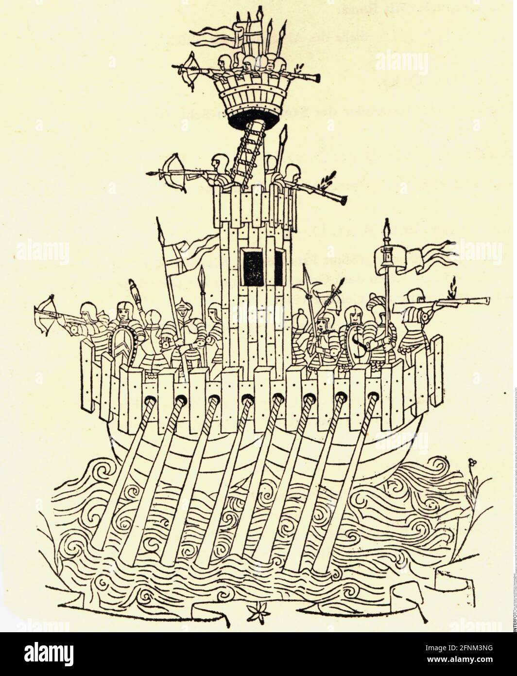 trasporto / trasporto, navigazione, navi da guerra, guerra galley, dopo il taglio di legno, INFORMAZIONI-AGGIUNTIVE-DIRITTI-AUTORIZZAZIONE-NON-DISPONIBILI Foto Stock