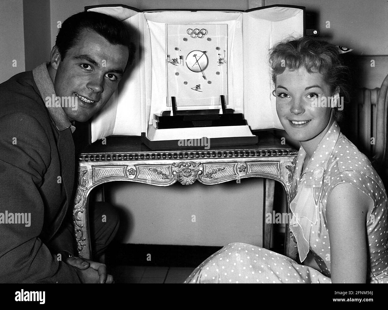 Sailer, Anton, 17.11.1935-24.8.2009, atleta austriaco, sciatore alpino, MEZZA LUNGHEZZA, INFORMAZIONI-DI-AUTORIZZAZIONE-DIRITTI-AGGIUNTIVI-NON-DISPONIBILI Foto Stock