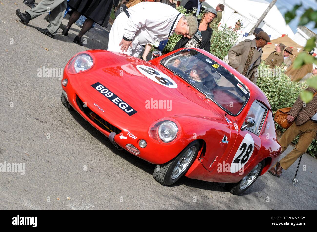 WSM Sprite GT, 1962, 1300cc, 609 EGJ Classic auto al Goodwood Revival 2010. Il WSM è uno speciale basato sull'Austin Healey Sprite. Auto WSM210 Foto Stock