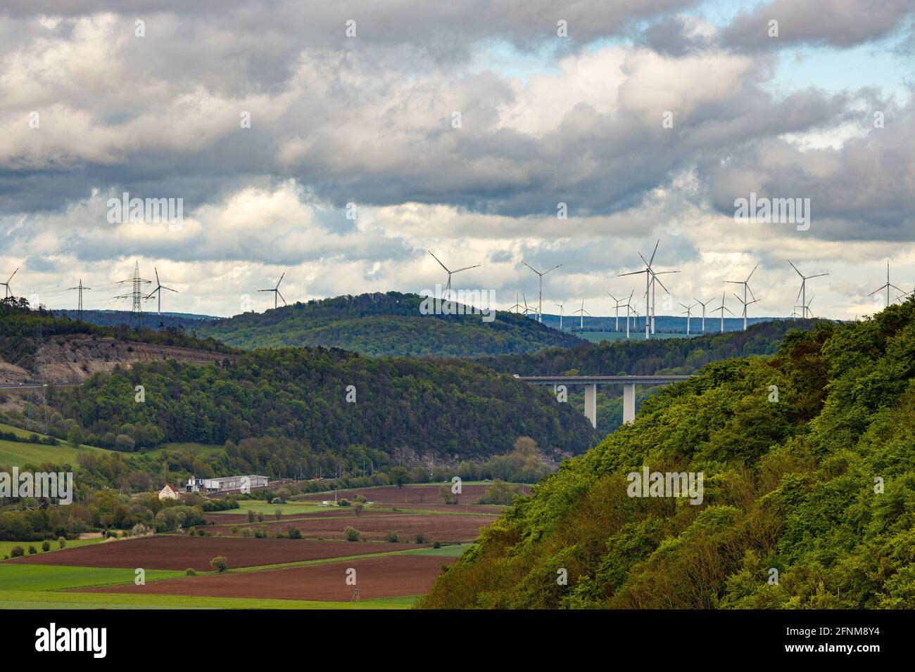 L'energia alternativa del vento per l'ecologia Foto Stock