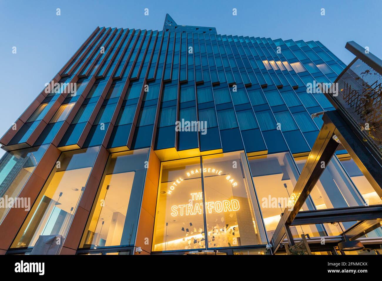 Stratford East London, Inghilterra, Regno Unito Foto Stock