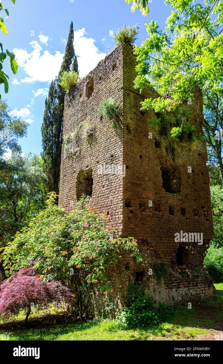 Giardino di Ninfa Foto Stock