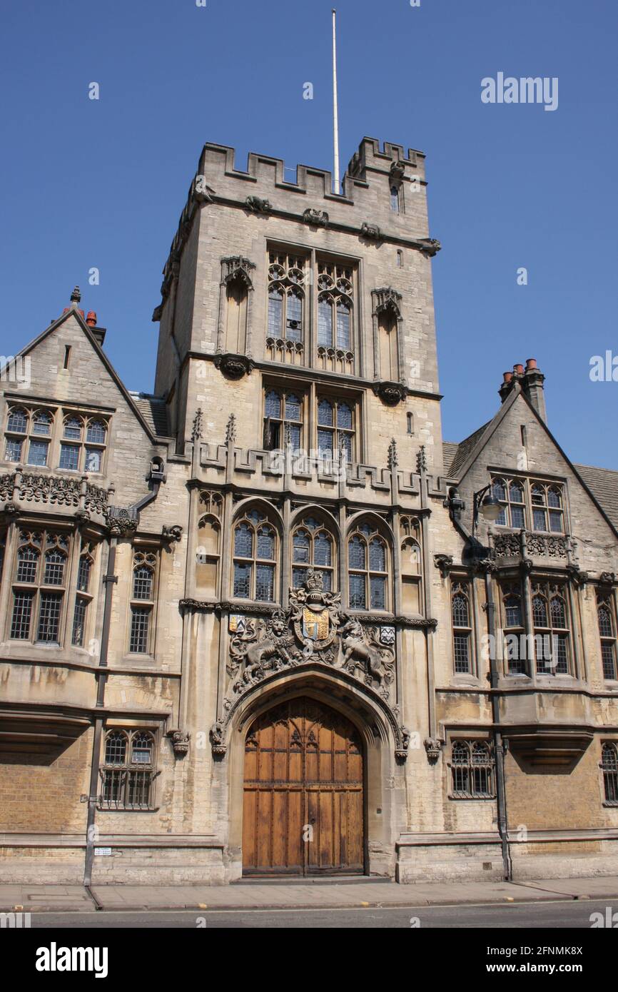 Oxford, Oxfordshire, Regno Unito 05 08 2008 Brasenose College a Oxford, Regno Unito Foto Stock