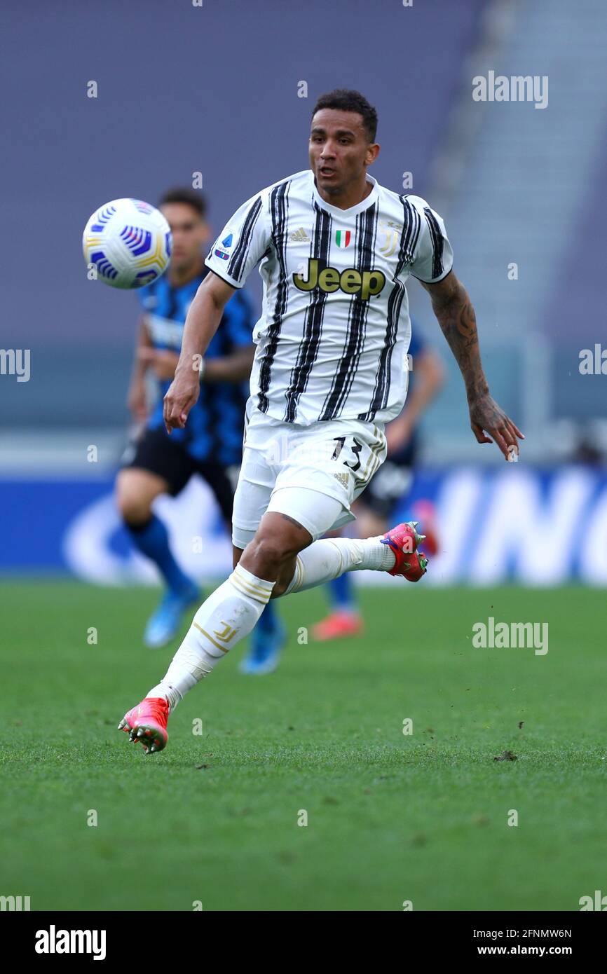Alex Sandro della Juventus FC in azione durante la Serie A match tra Juventus FC e FC Internazionale. Foto Stock