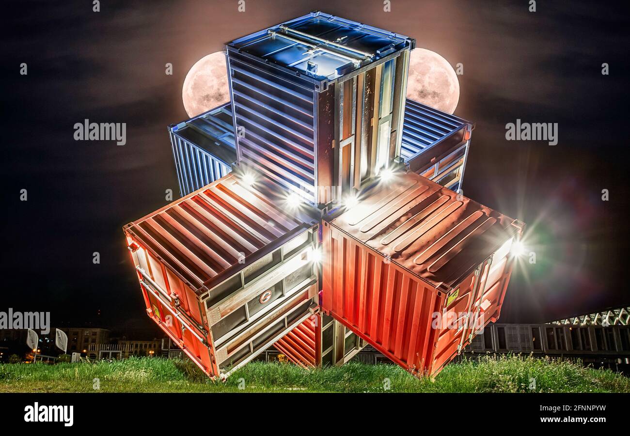 Cubo magico Foto Stock