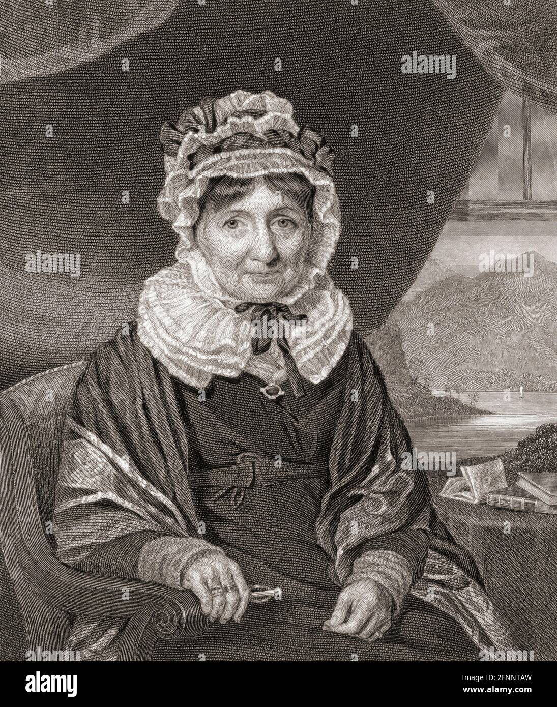 Anne Grant, conosciuta anche come la signora Anne Grant di Laggan, 1755 – 1838. Poeta scozzese. Dopo un lavoro di Kenneth Macleay. Foto Stock