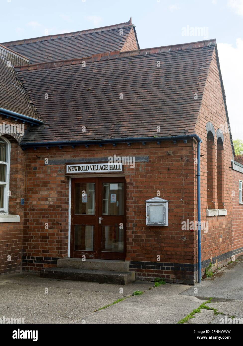 Il municipio, Newbold on Avon, Warwickshire, Inghilterra, Regno Unito Foto Stock
