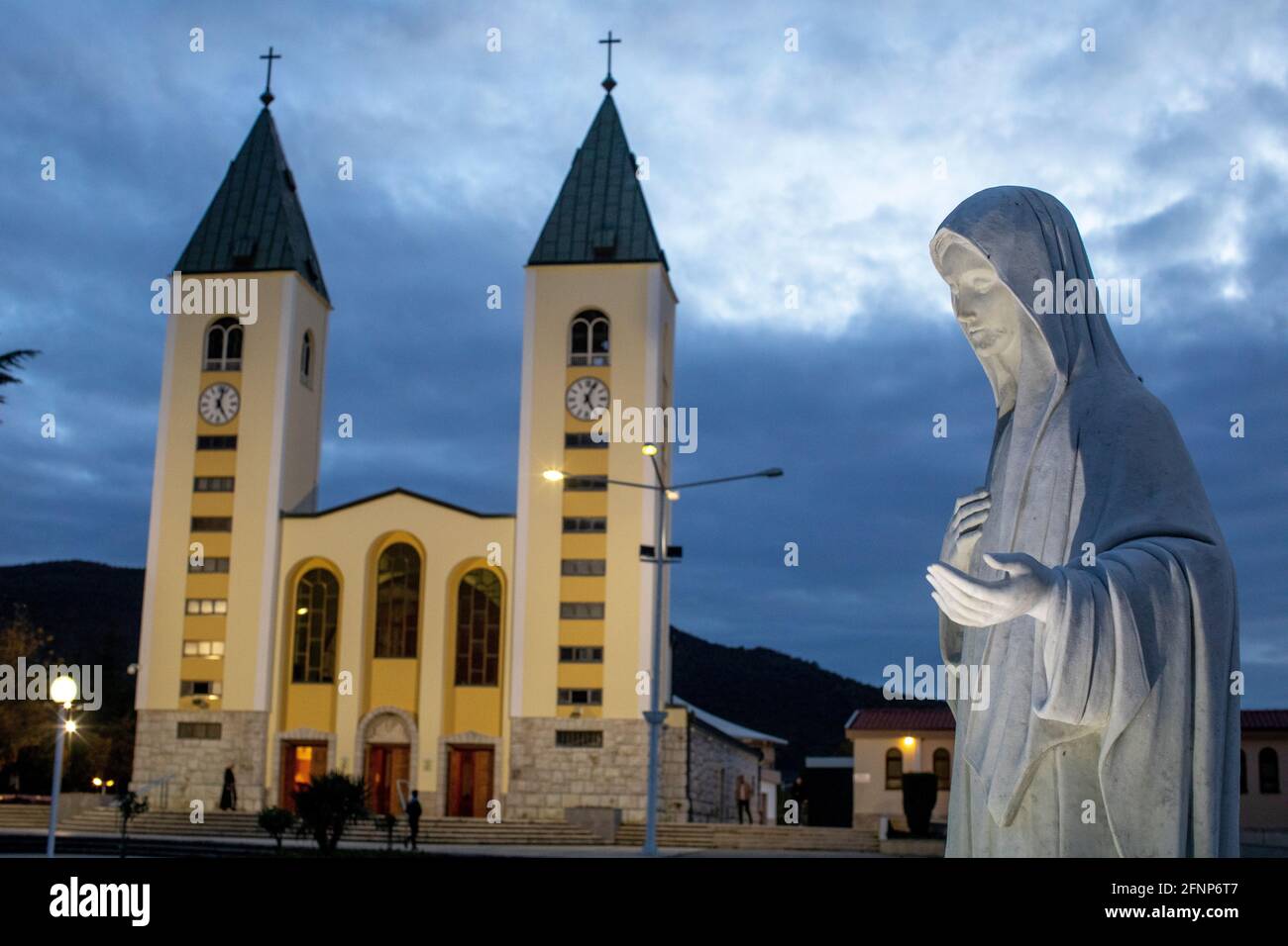 Medjugorje Chiesa Di San Giacomo Chiesa di San Giacomo Apostolo, Medjugorje, Bosnia-Erzegovina Foto