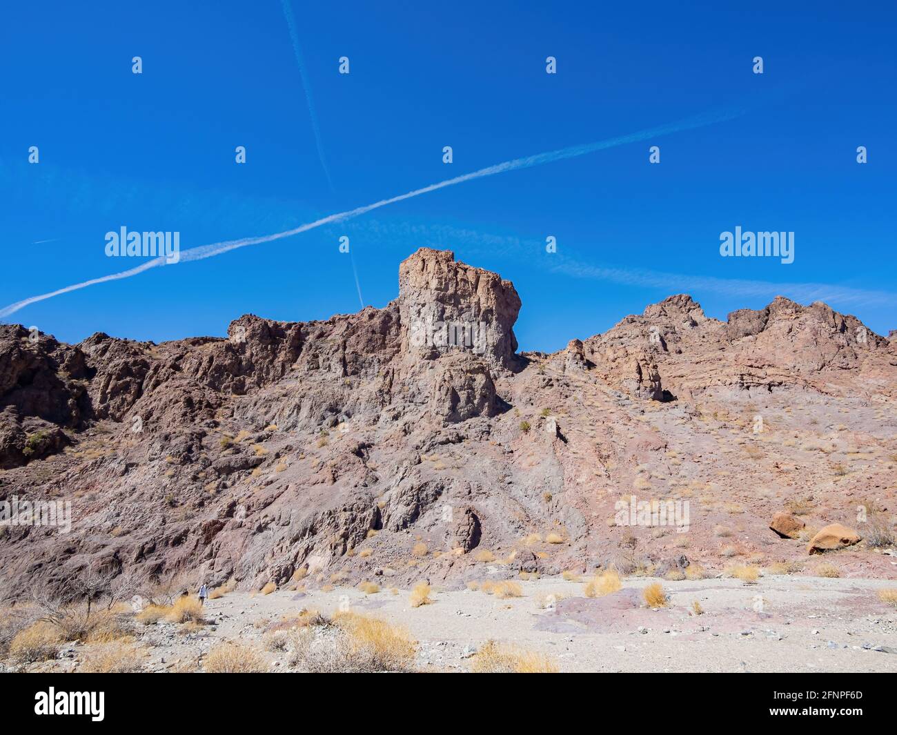 Escursioni nel percorso delle sorgenti termali dell'Arizona a Willow Beach, Arizona Foto Stock