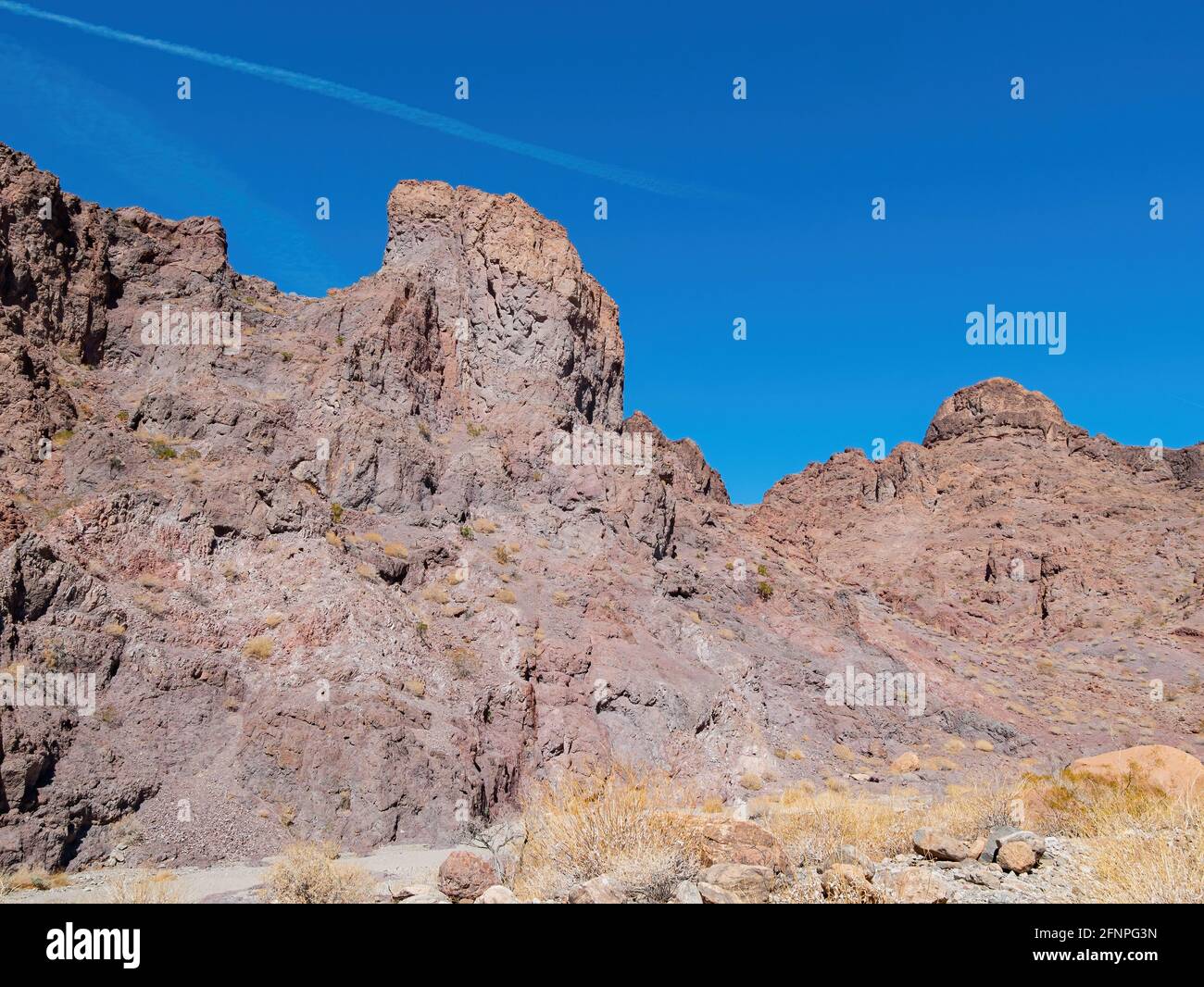 Escursioni nel percorso delle sorgenti termali dell'Arizona a Willow Beach, Arizona Foto Stock