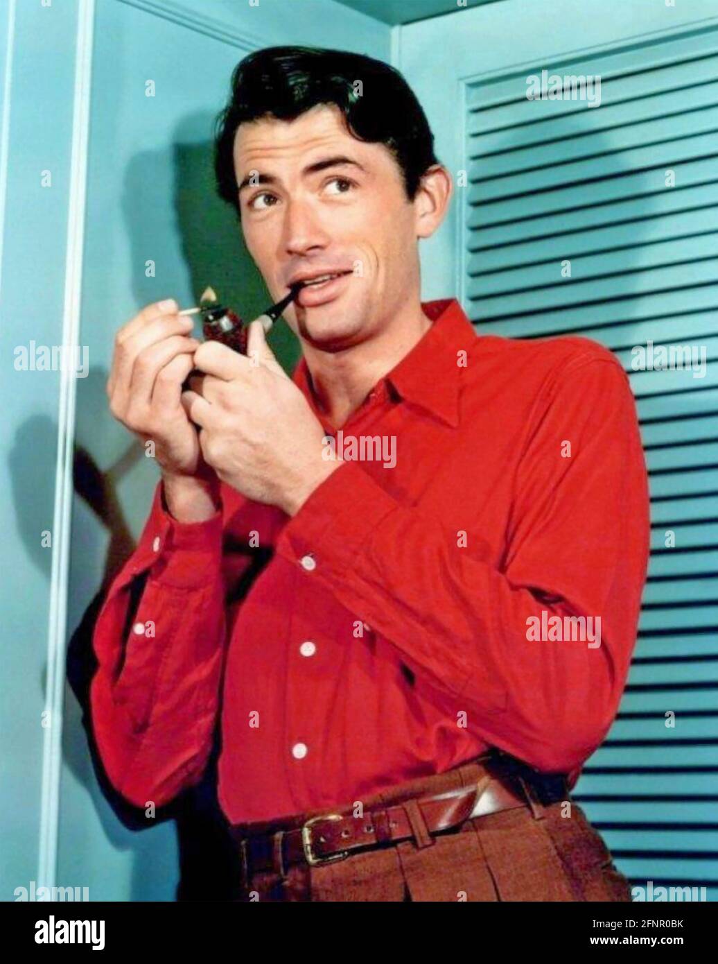 GREGORY PECK (1916-2003) attore cinematografico americano circa 1943 Foto Stock