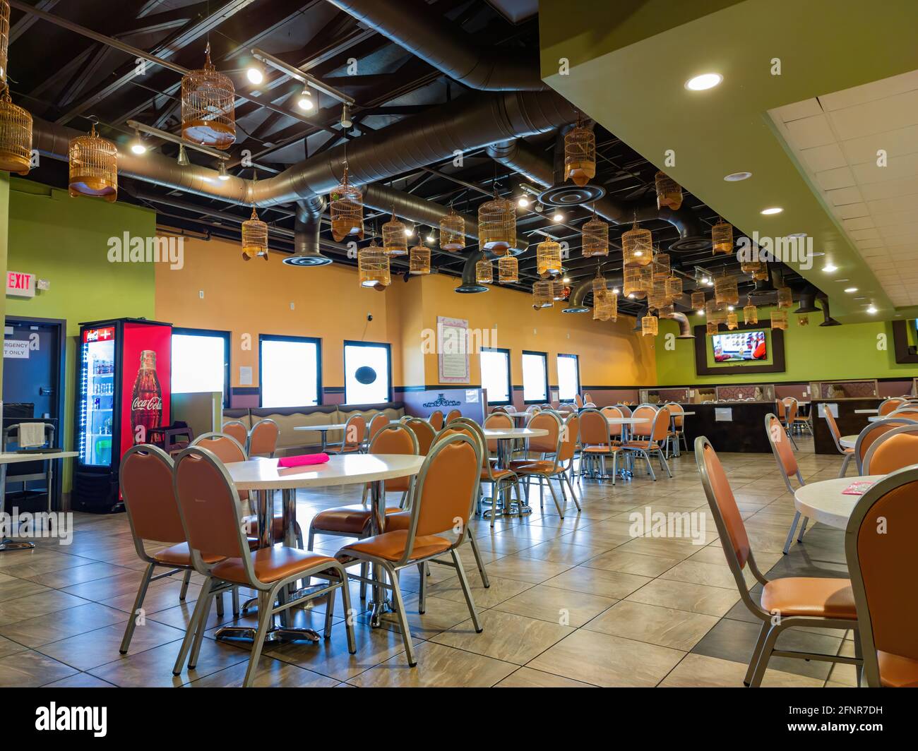 Las Vegas, 20 GENNAIO 2021 - Vista interna di un ristorante cinese Yum Cha (Dim Sum) Foto Stock