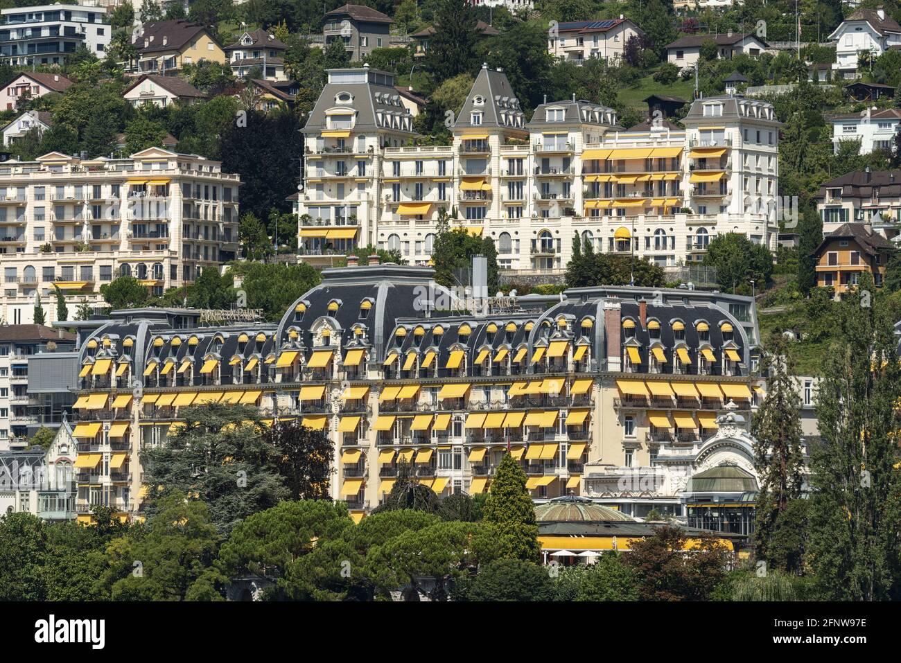 Palazzo di Montreux a Montreux sul lago di Ginevra Svizzera Foto Stock