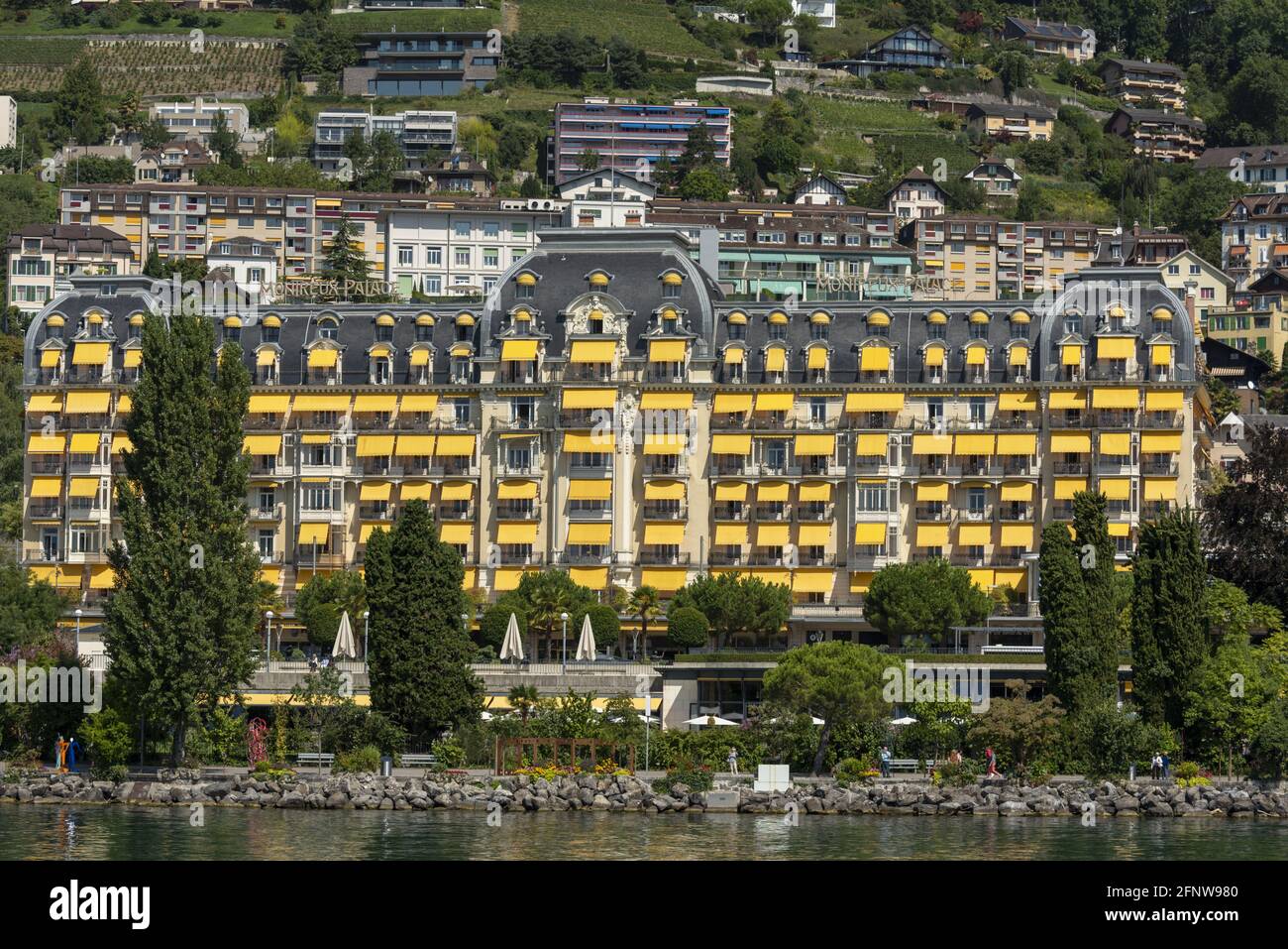 Palazzo di Montreux a Montreux sul lago di Ginevra Svizzera Foto Stock