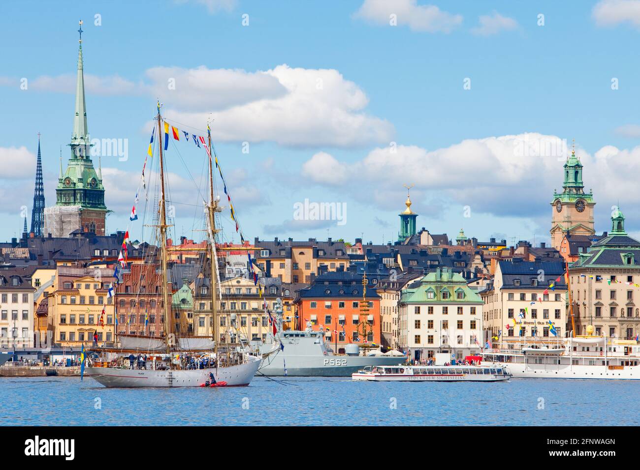 Svezia Stoccolma - la città vecchia. Foto Stock