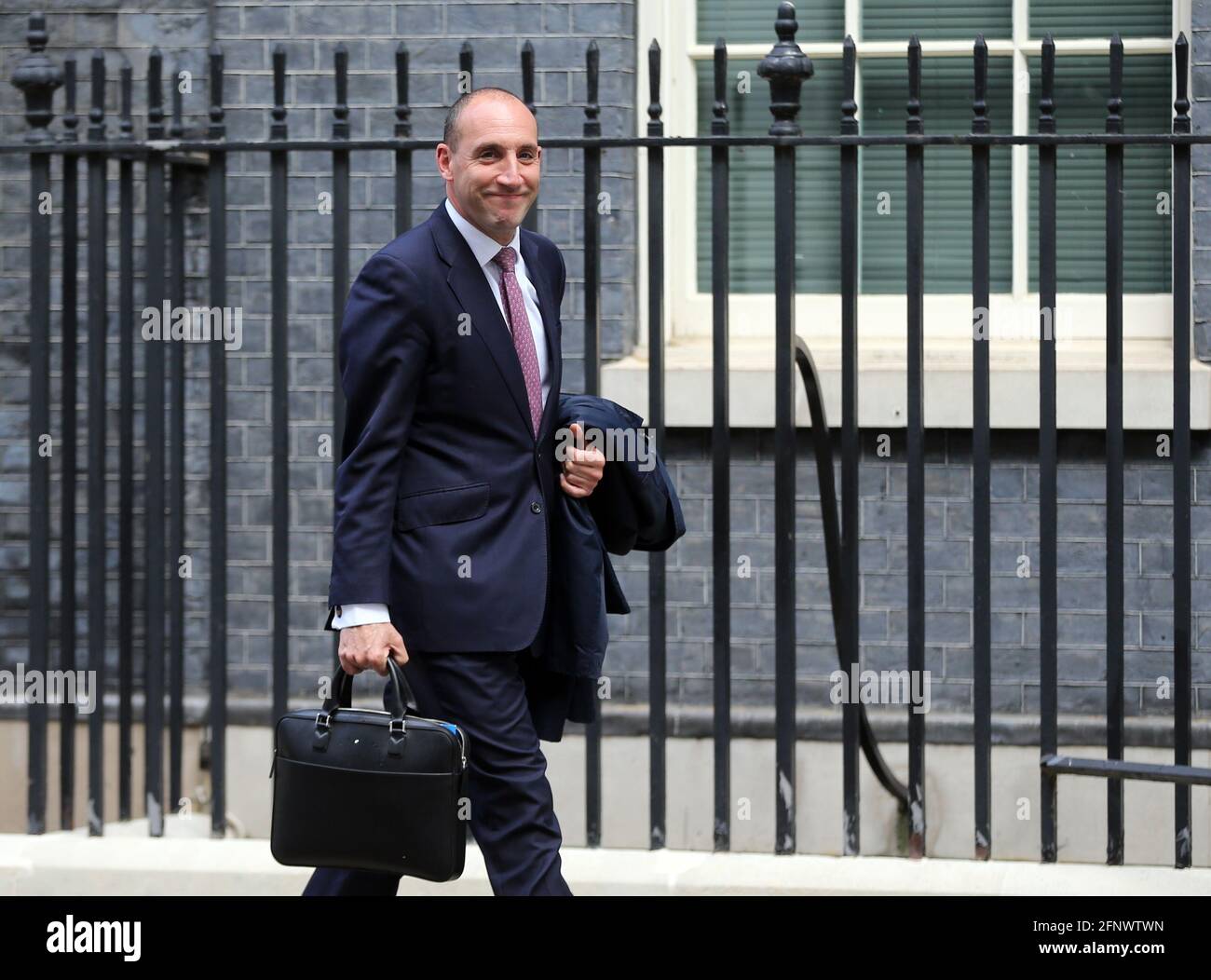 Londra, Inghilterra, Regno Unito. 19 maggio 2021. DAN ROSENFIELD, capo di stato maggiore del primo ministro del Regno Unito, è visto a Downing Street. Credit: Tayfun Salci/ZUMA Wire/Alamy Live News Foto Stock