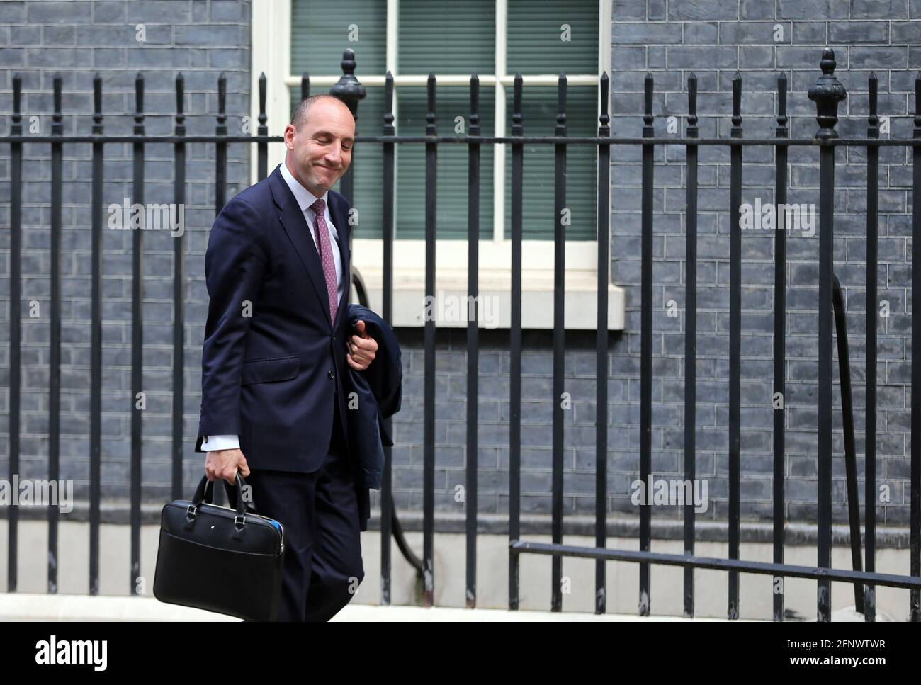 Londra, Inghilterra, Regno Unito. 19 maggio 2021. DAN ROSENFIELD, capo di stato maggiore del primo ministro del Regno Unito, è visto a Downing Street. Credit: Tayfun Salci/ZUMA Wire/Alamy Live News Foto Stock
