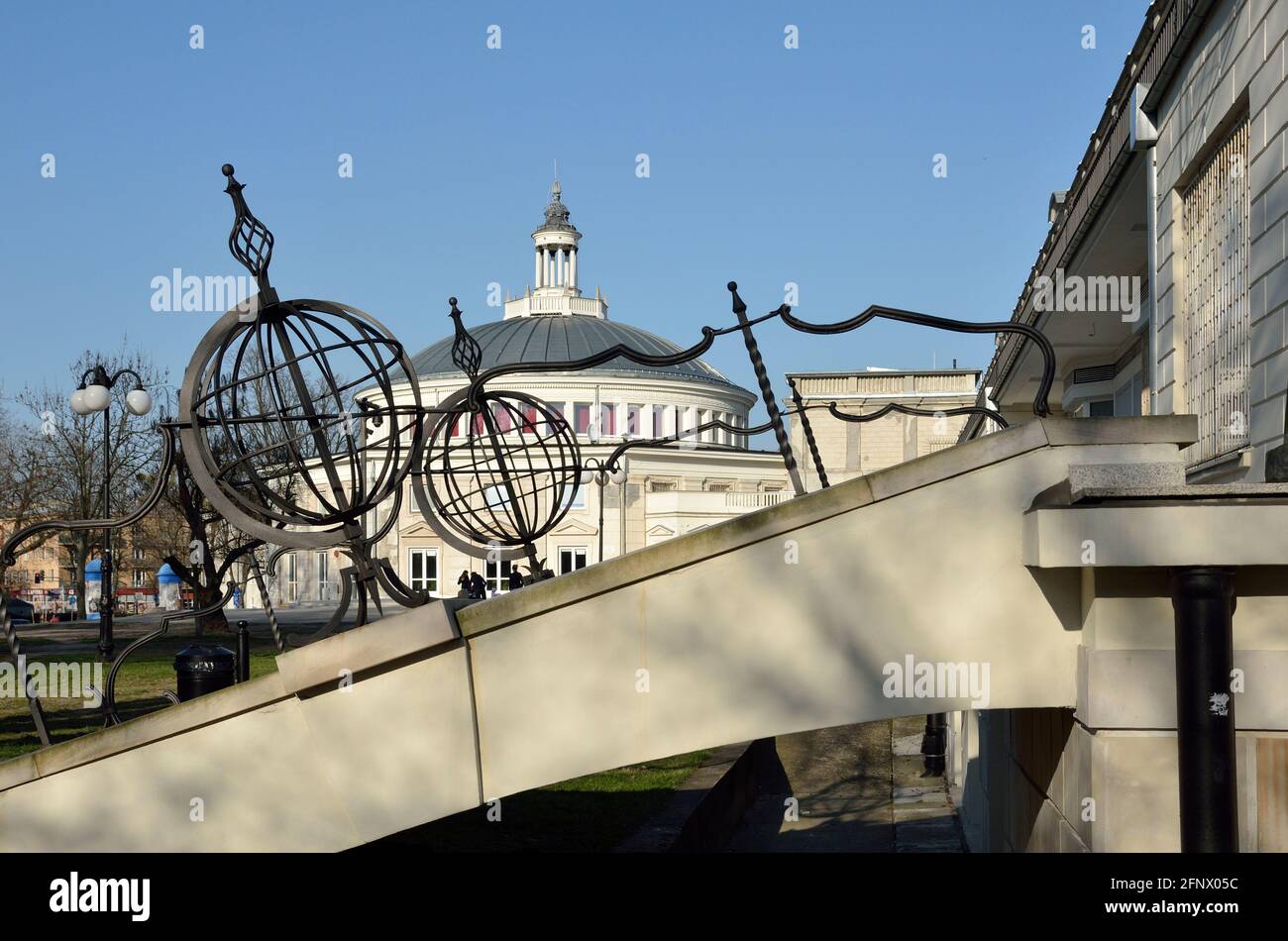 Commedia Theatre a Varsavia, Polonia Foto Stock