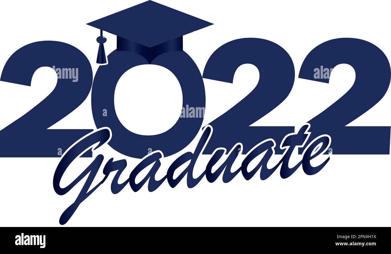 Classe Blu di 2022 laureati Foto Stock