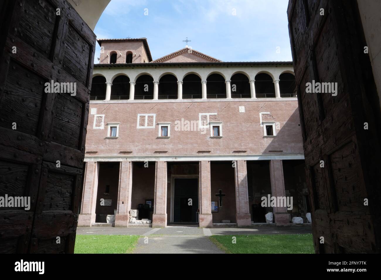 UNA VISTA ESTERNA DELLA CHIESA DI SAN SABA Foto Stock