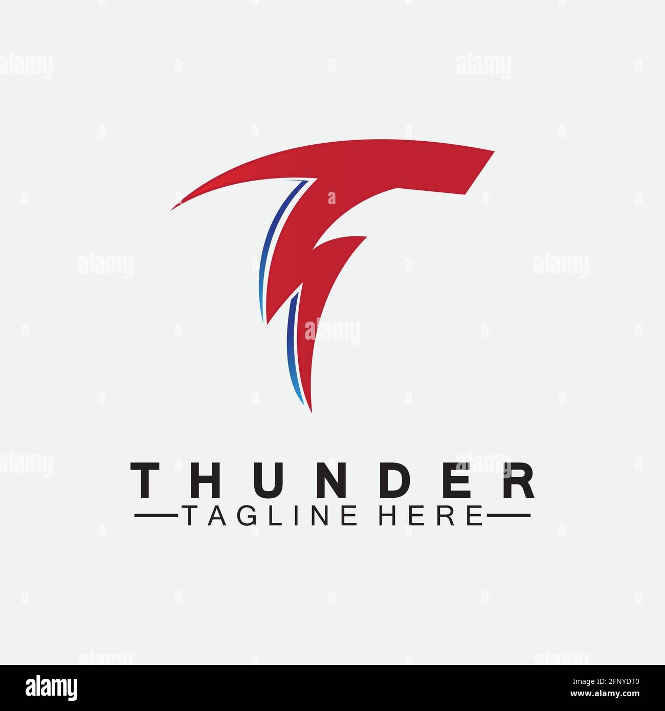 Lettera T Thunder elettrico fulmine logo illustrazione vettoriale design.Flash T lettera Logo, elettrico Bolt Logo vettore Illustrazione Vettoriale