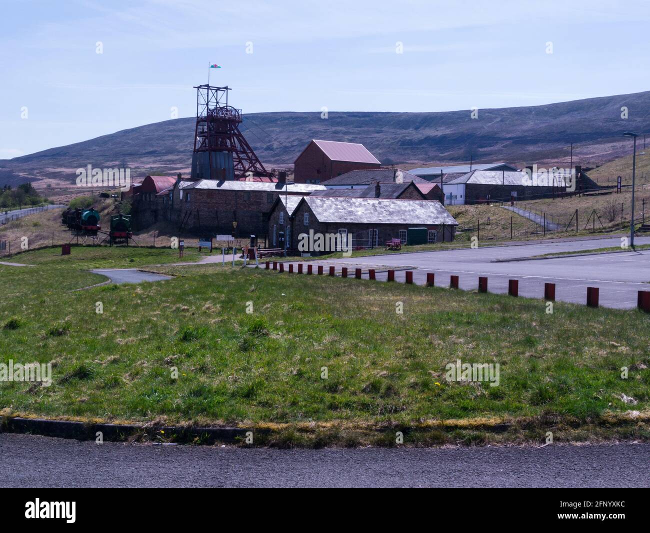 Big Pit National Coal Museum museo del patrimonio industriale Bloenavon Gwent Galles del Sud miniera di carbone attiva del Regno Unito dal 1880 al 1980 Aperto come Museo Nazionale Foto Stock