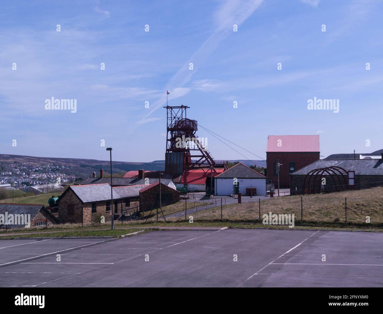 Big Pit National Coal Museum museo del patrimonio industriale Bloenavon Gwent Galles del Sud miniera di carbone attiva del Regno Unito dal 1880 al 1980 Aperto come Museo Nazionale Foto Stock