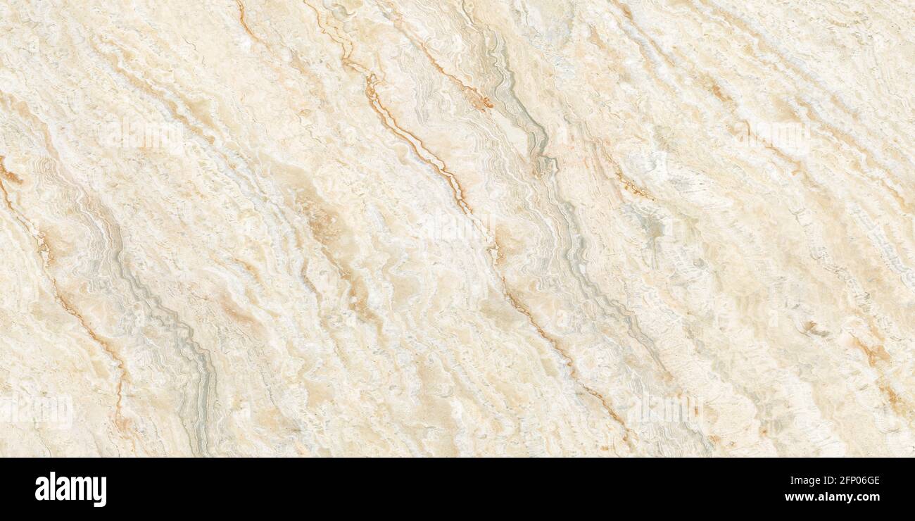 design in marmo onice color avorio con finitura lucida in pietra naturale texture Foto Stock