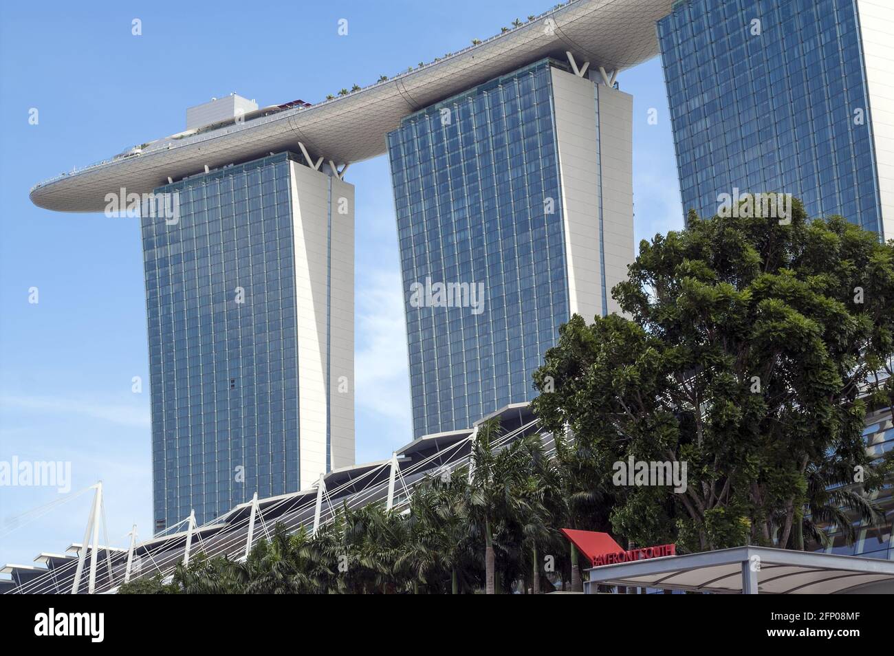 Singapore, Singapur, Asia, Asien; Luxury Marina Bay Sands Hotel and Casino; Luxuriöses Hotel und Casino; 濱海灣金沙酒店 Luksushowy hotel i kasyno Foto Stock