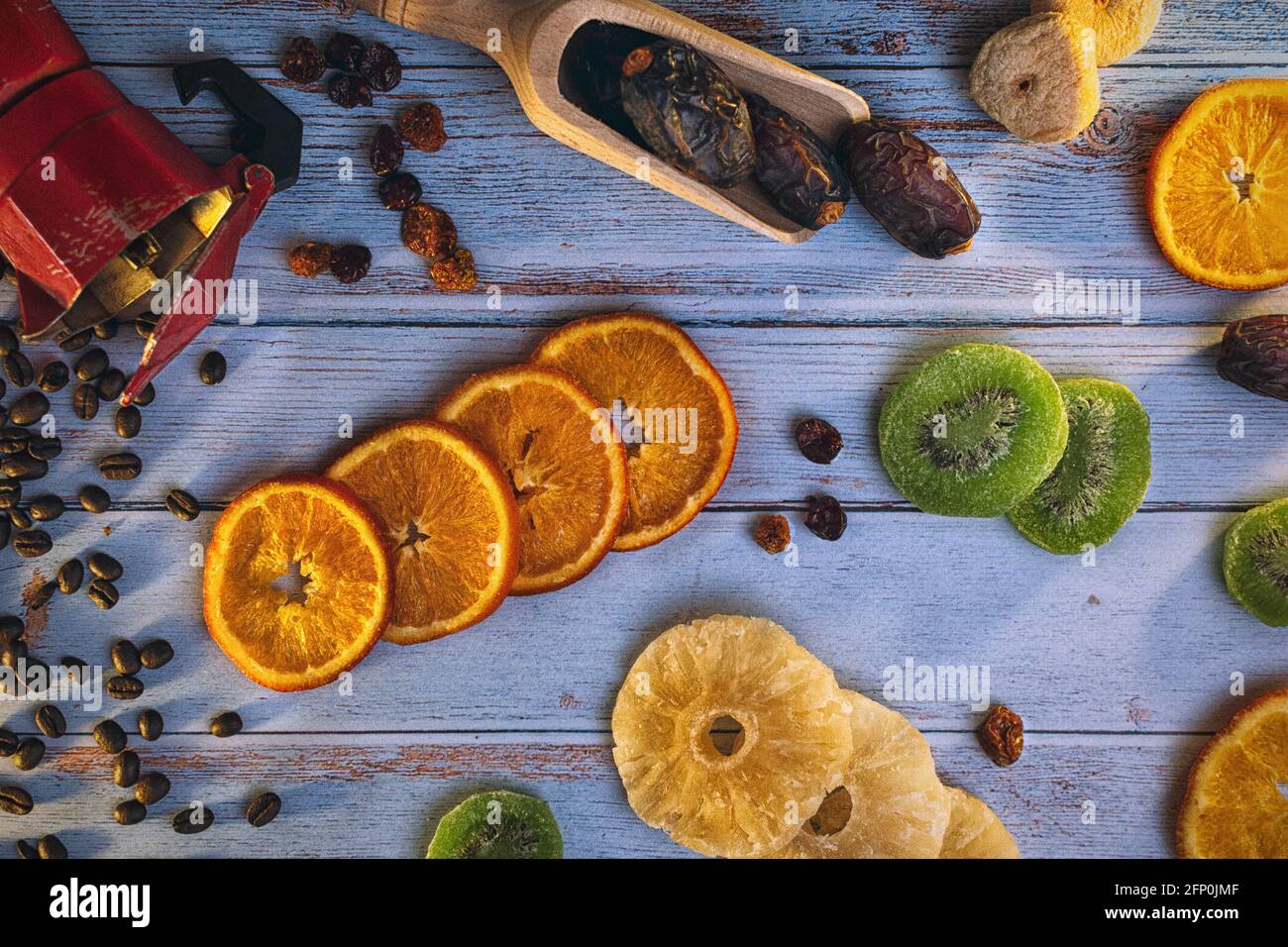 una colazione primaverile meravigliosa Foto Stock