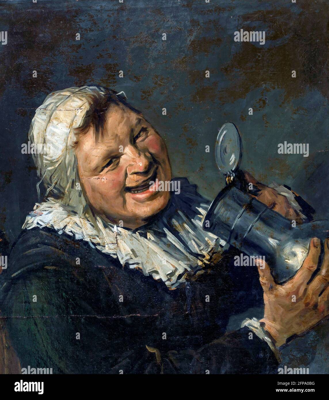Han van Meegeren. Malle Babbe, un dipinto nello stile di Frans Hals del famoso falsario d'arte olandese, Henricus Antonius 'Han' van Meegeren (1889-1947), olio su tela, 1930-1940 Foto Stock