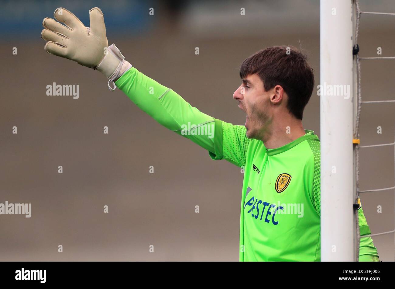 File photo datato 06-02-2021 del portiere di Burton Albion ben Garratt. Data di emissione: Giovedì 20 maggio 2021. Foto Stock