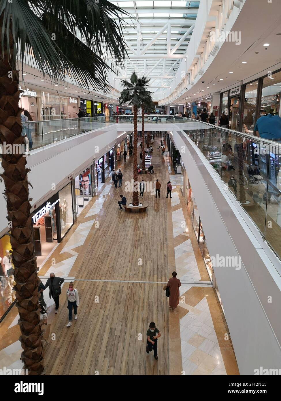 Centro commerciale Miramar, Fuengirola, provincia di Malaga, Andalusia, Spagna. Foto Stock